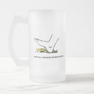 Taza De Cristal Esmerilado Solicité específicamente lo opuesto a este Meme