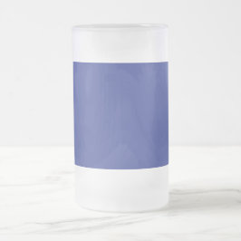 Taza De Cristal Esmerilado Solid Deep Blue Backdrop | Bold Minimalist Design