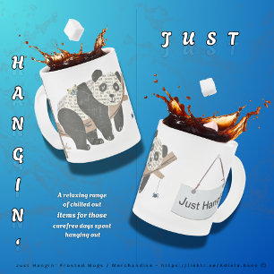 Taza De Cristal Esmerilado Solo Hangin' Frost Glass Mug - Adiela Akoo