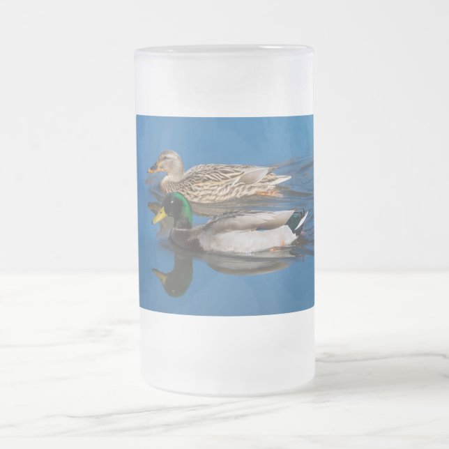 Taza De Cristal Esmerilado Solo Tú Y Yo Frotamos Mug (Centro)