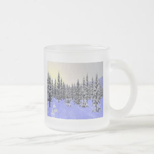 Taza De Cristal Esmerilado Solsticio de invierno