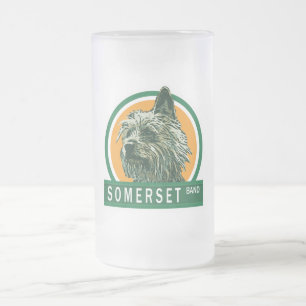 Taza De Cristal Esmerilado Somerset "EL Chico" 16oz. Stein helado