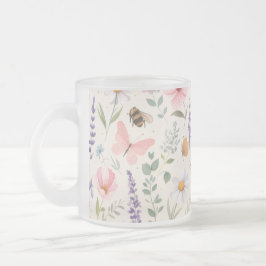 Taza De Cristal Esmerilado Sommerliche Tasse