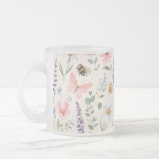 Taza De Cristal Esmerilado Sommerliche Tasse