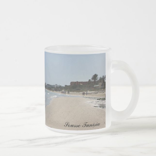 Taza De Cristal Esmerilado Sousse Túnez #1 (Derecha)