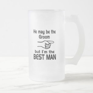 Taza De Cristal Esmerilado Soy el mejor hombre