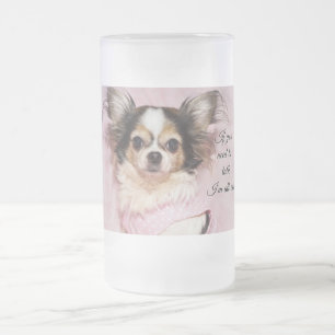 Taza De Cristal Esmerilado Soy todas las orejas