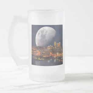 Taza De Cristal Esmerilado Spacey Pittsburgh