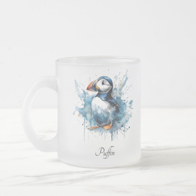 Taza De Cristal Esmerilado Splash de aleta, personalizado (Izquierda)