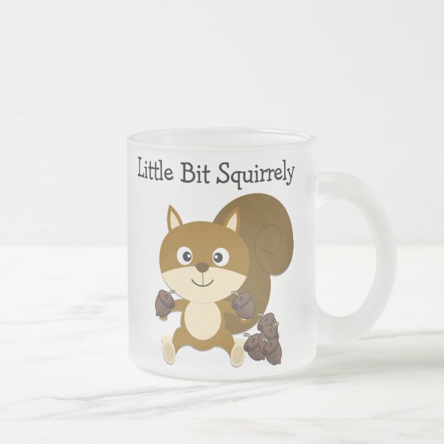 Taza De Cristal Esmerilado Squirrely (Derecha)