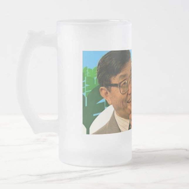 Taza De Cristal Esmerilado Sr. Cheeky Chappie Glass Mug del Banzai (Izquierda)