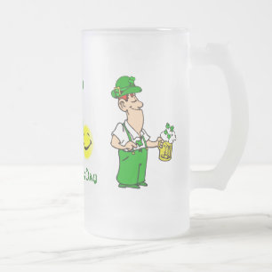 Taza De Cristal Esmerilado St.Patrick's Mug