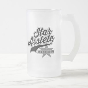 Taza De Cristal Esmerilado Star Asslete (Avid Indoorsman)