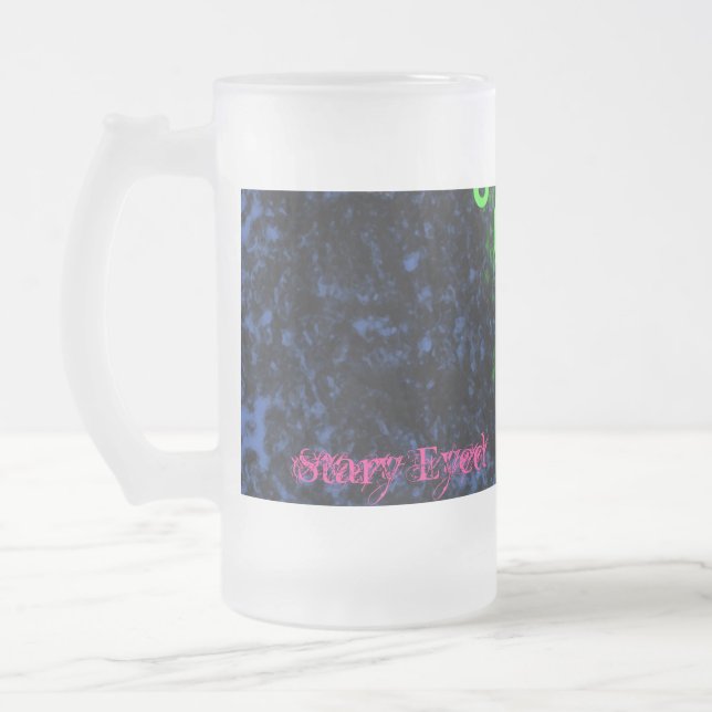 Taza De Cristal Esmerilado Stary Eyed (Izquierda)