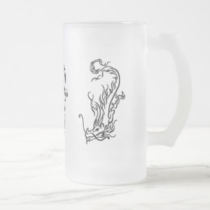 Taza De Cristal Esmerilado Stein de Vidrio Escarchado Dragón Divergente