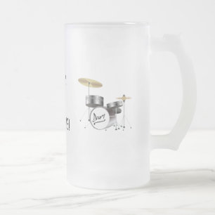 Taza De Cristal Esmerilado Stein helado tambor