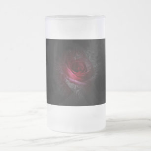 Taza De Cristal Esmerilado Stein, Rosa caprichoso