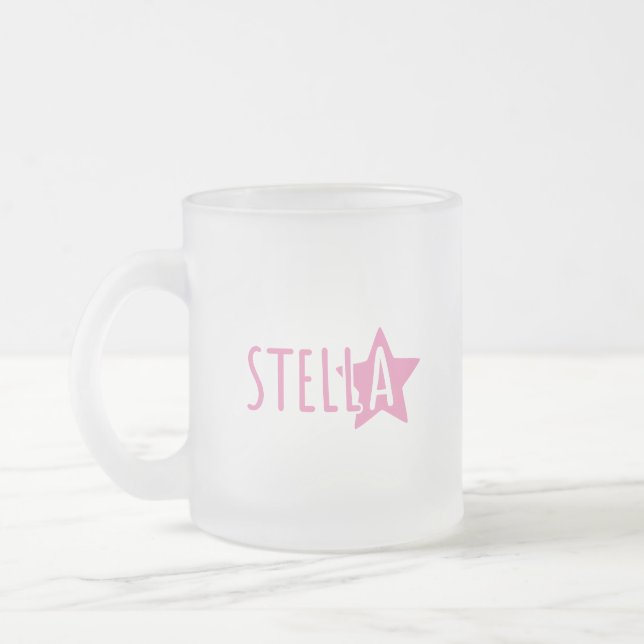 Taza De Cristal Esmerilado Stella (Izquierda)