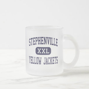 Taza De Cristal Esmerilado Stephenville - chaquetas amarillas - Stephenville
