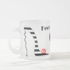 Taza De Cristal Esmerilado Stiletto High Heel Lishious Frost