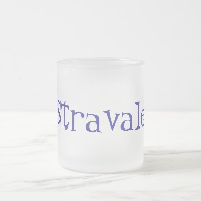 Taza De Cristal Esmerilado Stravale (Centro)