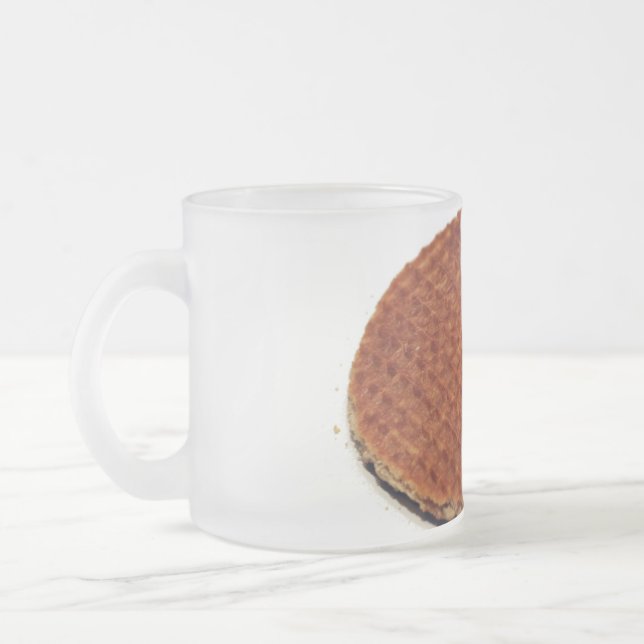 Taza De Cristal Esmerilado Stroopwafel (Izquierda)