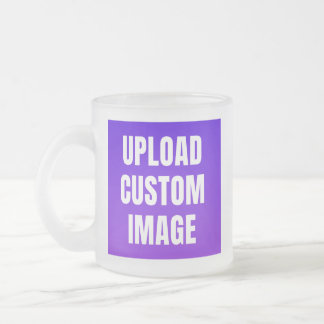 Taza De Cristal Esmerilado Subir 2 imágenes personalizadas - Agregue las suya