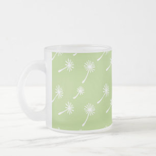 Taza De Cristal Esmerilado Sucede la mala hierba Diseño divertido y lindo de