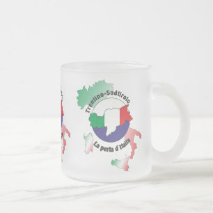 Taza De Cristal Esmerilado Südtirol - Alto Adige - Italien - Italia Tasse