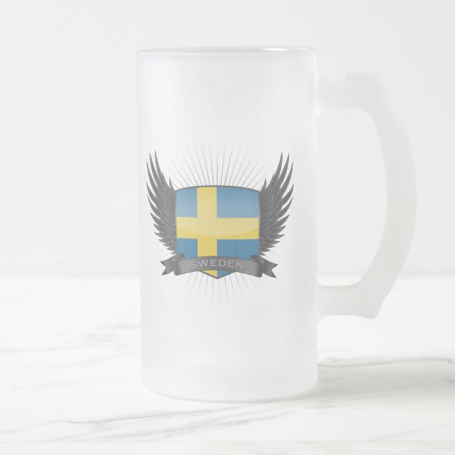 TAZA DE CRISTAL ESMERILADO SUECIA (Derecha)