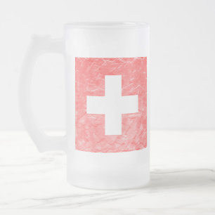 Taza De Cristal Esmerilado Suiza