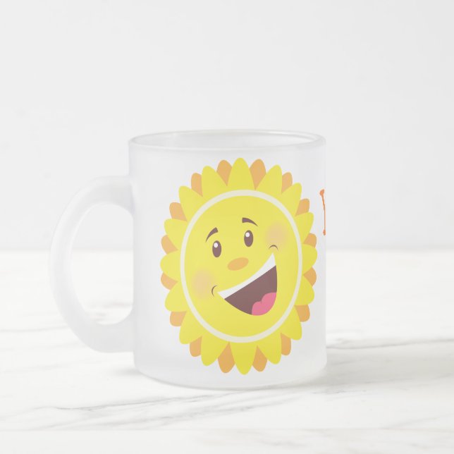 Taza De Cristal Esmerilado Sunny Daze - Mug (Izquierda)