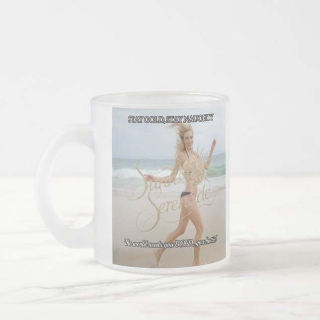 Taza De Cristal Esmerilado Sunrise Serenade 1 (Izquierda)