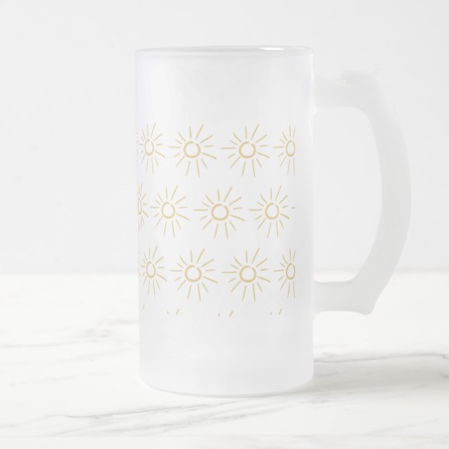 Taza De Cristal Esmerilado Suns (Derecha)