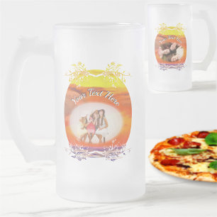 Taza De Cristal Esmerilado Sunset Friends 2443
