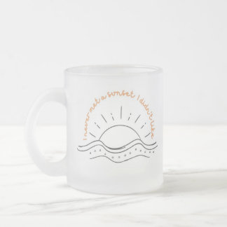 Taza De Cristal Esmerilado Sunset Mug
