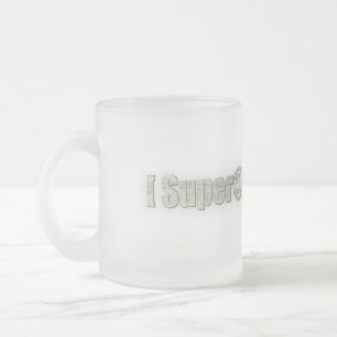 TAZA DE CRISTAL ESMERILADO SUPER@