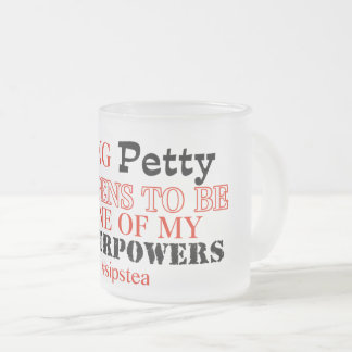 Taza De Cristal Esmerilado Superpotencia pequeña
