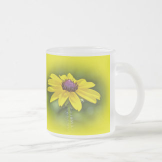 Taza De Cristal Esmerilado Susan Wildflower