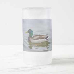 Taza De Cristal Esmerilado Swim Mallard Swim