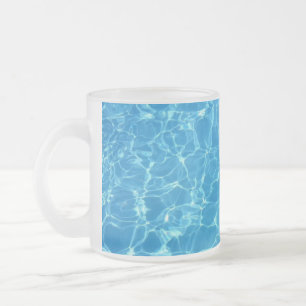 Taza De Cristal Esmerilado “SwimmingPool "