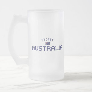 Taza De Cristal Esmerilado Sydney Australia, un país con problemas