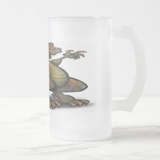 Taza De Cristal Esmerilado T-Rex - Personalizado