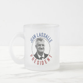 Taza De Cristal Esmerilado T-shirt Jean Lassalle Président 2022