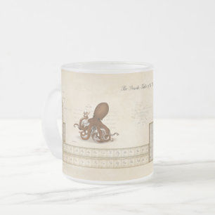 Taza De Cristal Esmerilado Tabla periódica falsa y antigua romántica de ele
