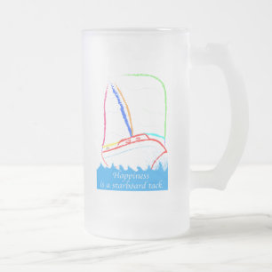 Taza De Cristal Esmerilado Tachuela de estribor
