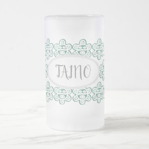 Taza De Cristal Esmerilado Taino Mug