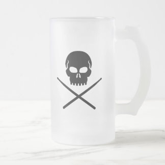 Taza De Cristal Esmerilado Tambor