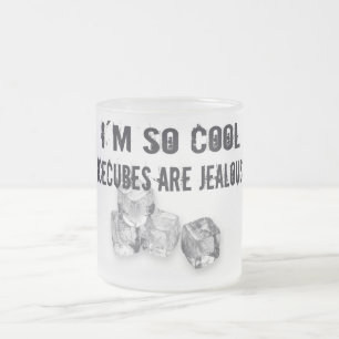 Taza De Cristal Esmerilado ¡Tan Guay!