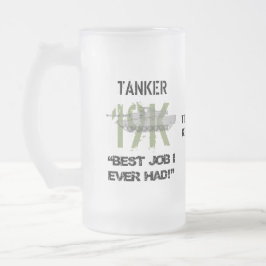 Taza De Cristal Esmerilado Tanker - Mejor trabajo que he tenido con tu texto